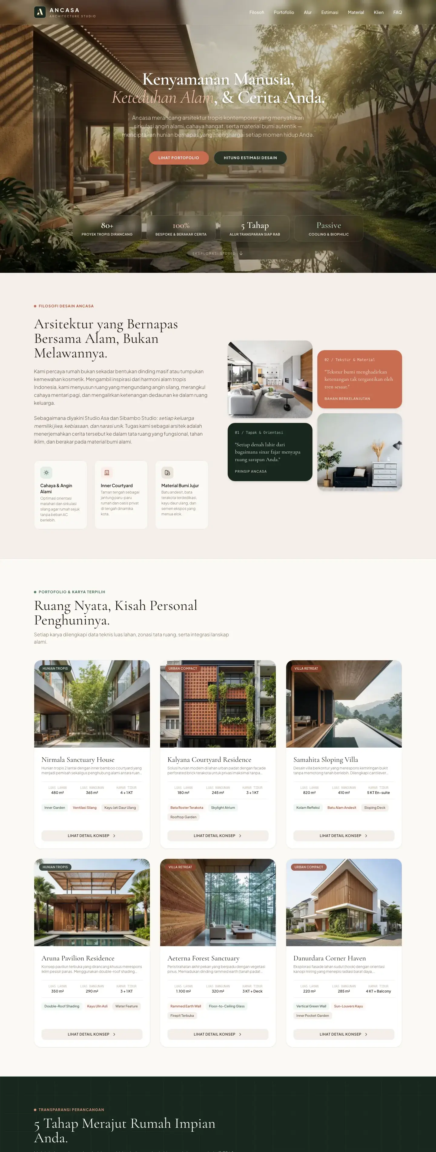 Ancasa Website Preview
